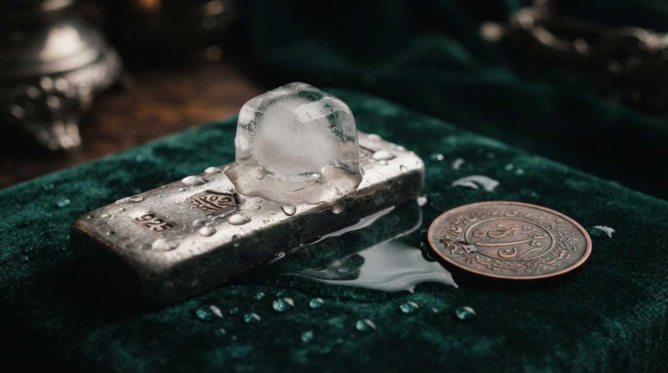 ۴. تست پارچه سفید و اکسیداسیون طبیعی — تشخیص اصالت نقره